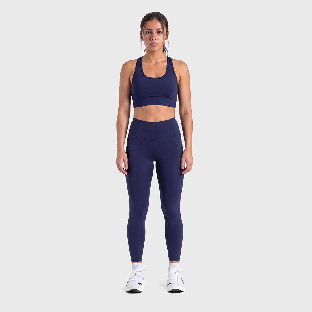 TWL - WOMEN'S REFINE TIGHTS - FULL LENGTH - NAVY