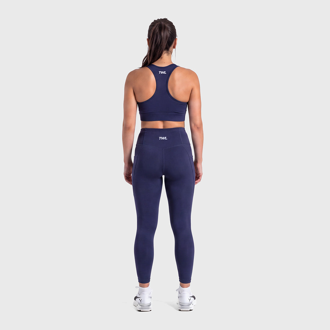 TWL - WOMEN'S REFINE TIGHTS - FULL LENGTH - NAVY