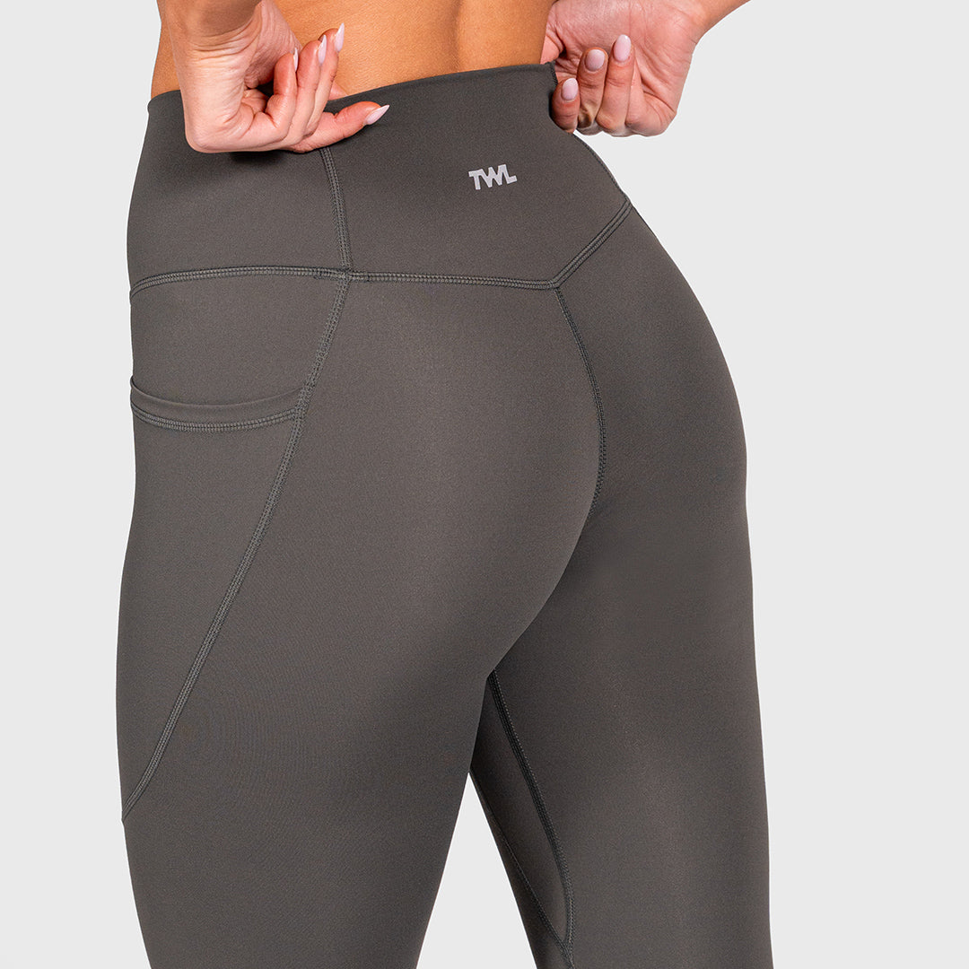 TWL - WOMEN'S REFINE TIGHTS - FULL LENGTH - TRUE CHARCOAL