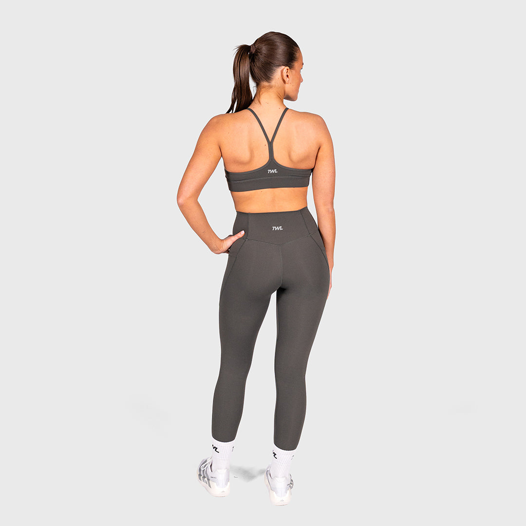 TWL - WOMEN'S REFINE TIGHTS - FULL LENGTH - TRUE CHARCOAL