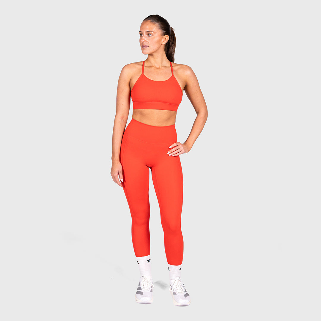 TWL - WOMEN'S REFINE HYBRID BRA - SCARLET