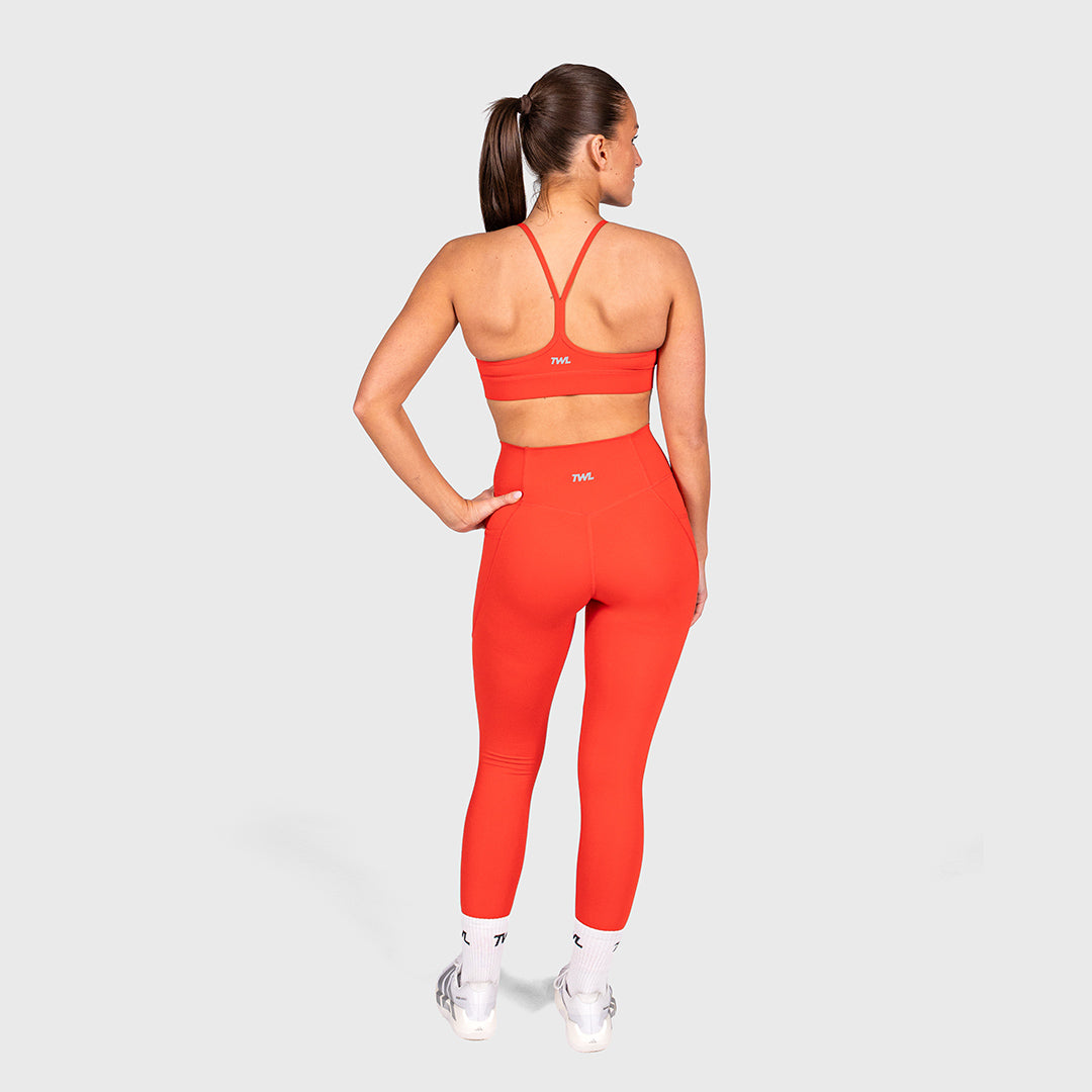 TWL - WOMEN'S REFINE HYBRID BRA - SCARLET