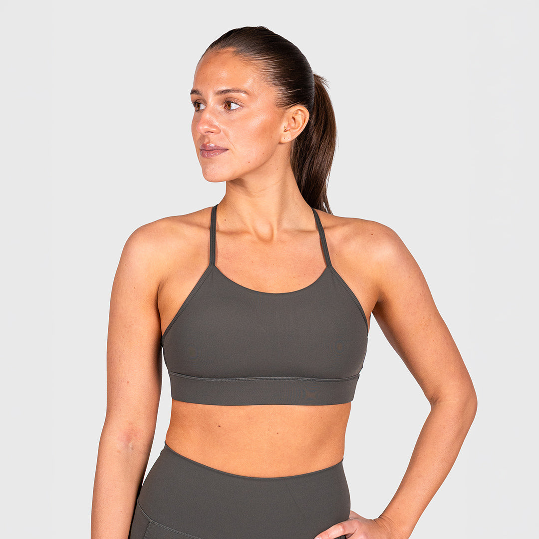 TWL - WOMEN'S REFINE HYBRID BRA - TRUE CHARCOAL