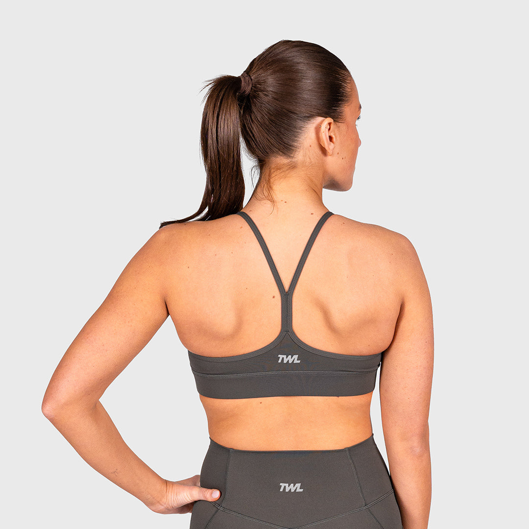 TWL - WOMEN'S REFINE HYBRID BRA - TRUE CHARCOAL