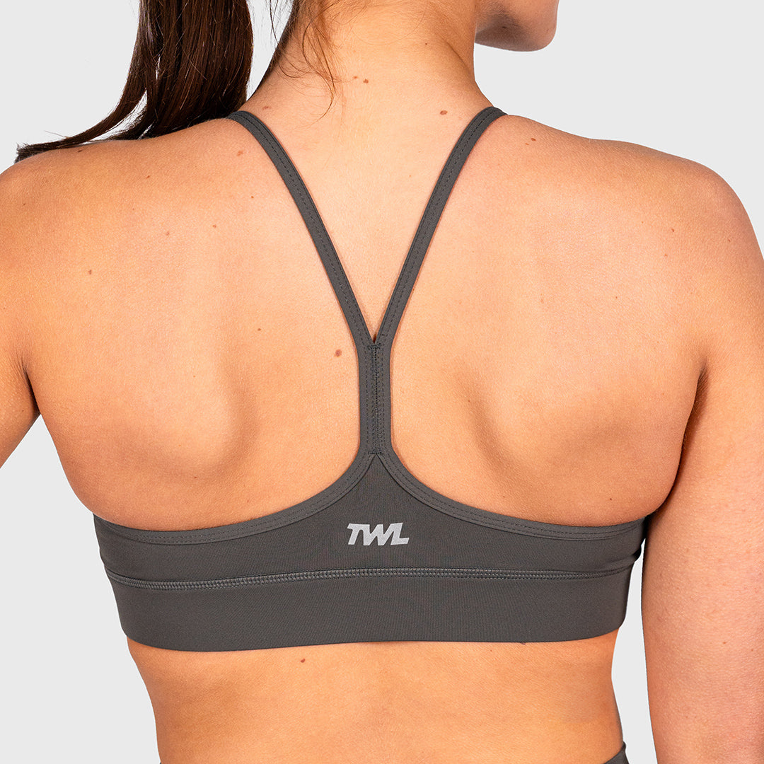 TWL - WOMEN'S REFINE HYBRID BRA - TRUE CHARCOAL