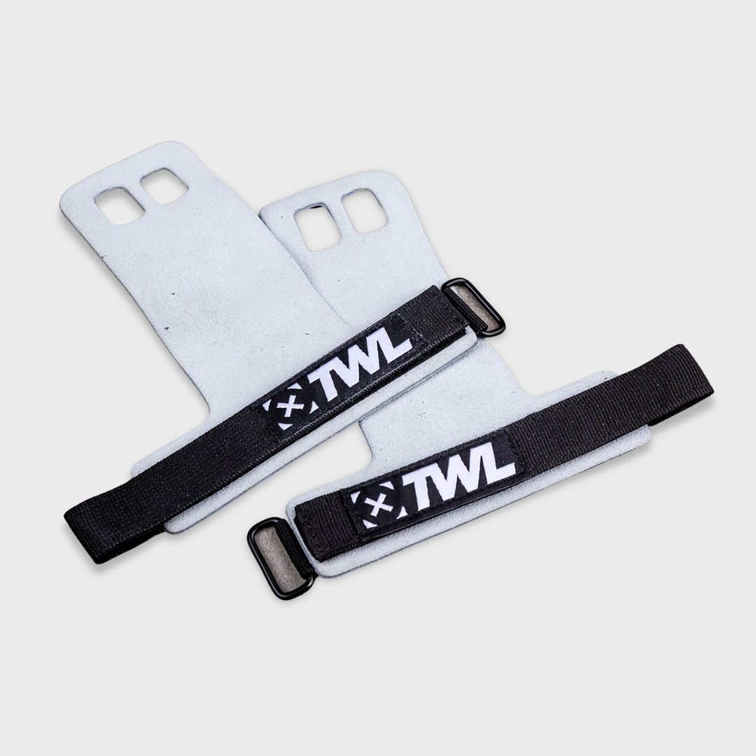 TWL - LEATHER GYMNASTIC GRIPS - ICED GREY