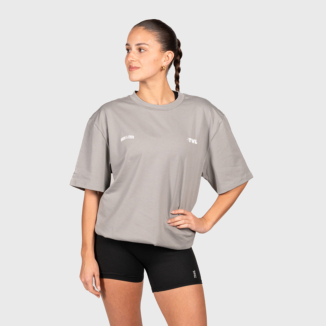 TWL - LIFESTYLE OVERSIZED T-SHIRT - BREW & CREW - PHANTOM GREY