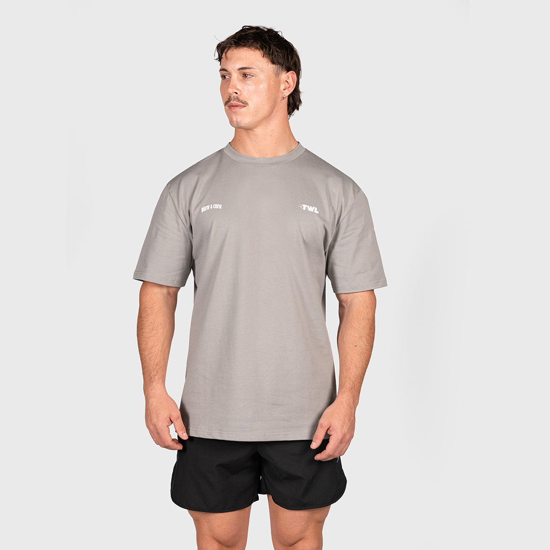 TWL - LIFESTYLE OVERSIZED T-SHIRT - BREW & CREW - PHANTOM GREY