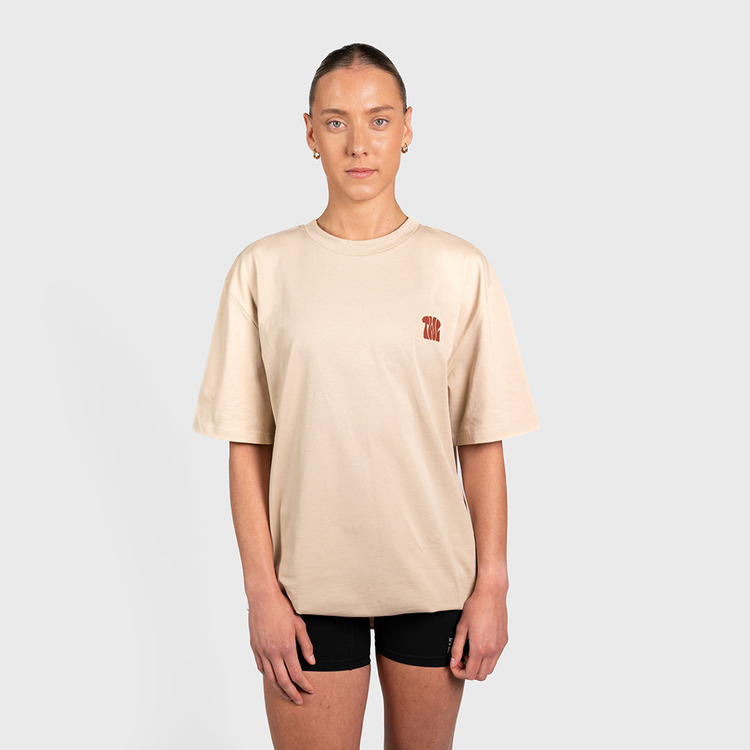 TWL - LIFESTYLE OVERSIZED T-SHIRT - CARB DEALER - BROWN