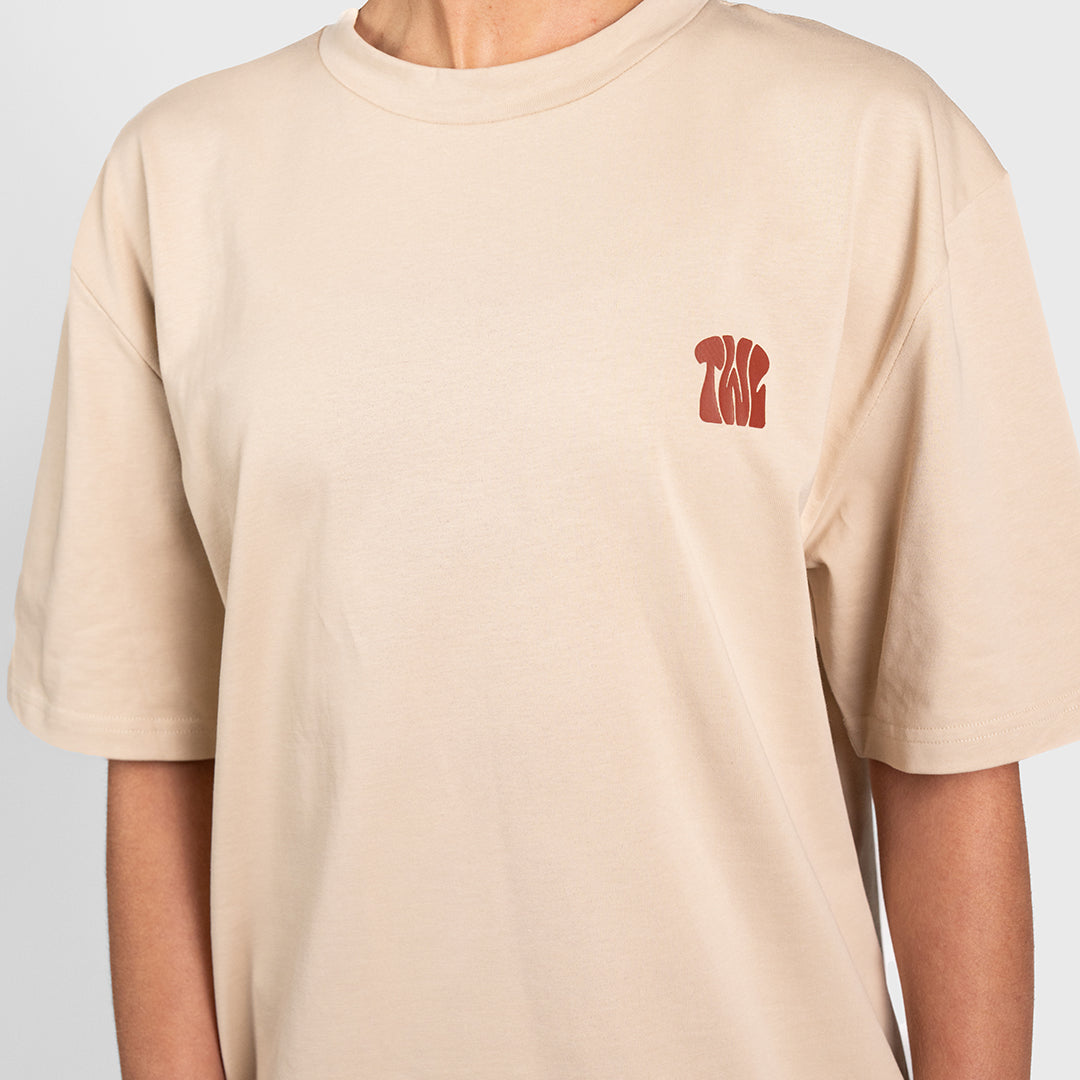 TWL - LIFESTYLE OVERSIZED T-SHIRT - CARB DEALER - BROWN
