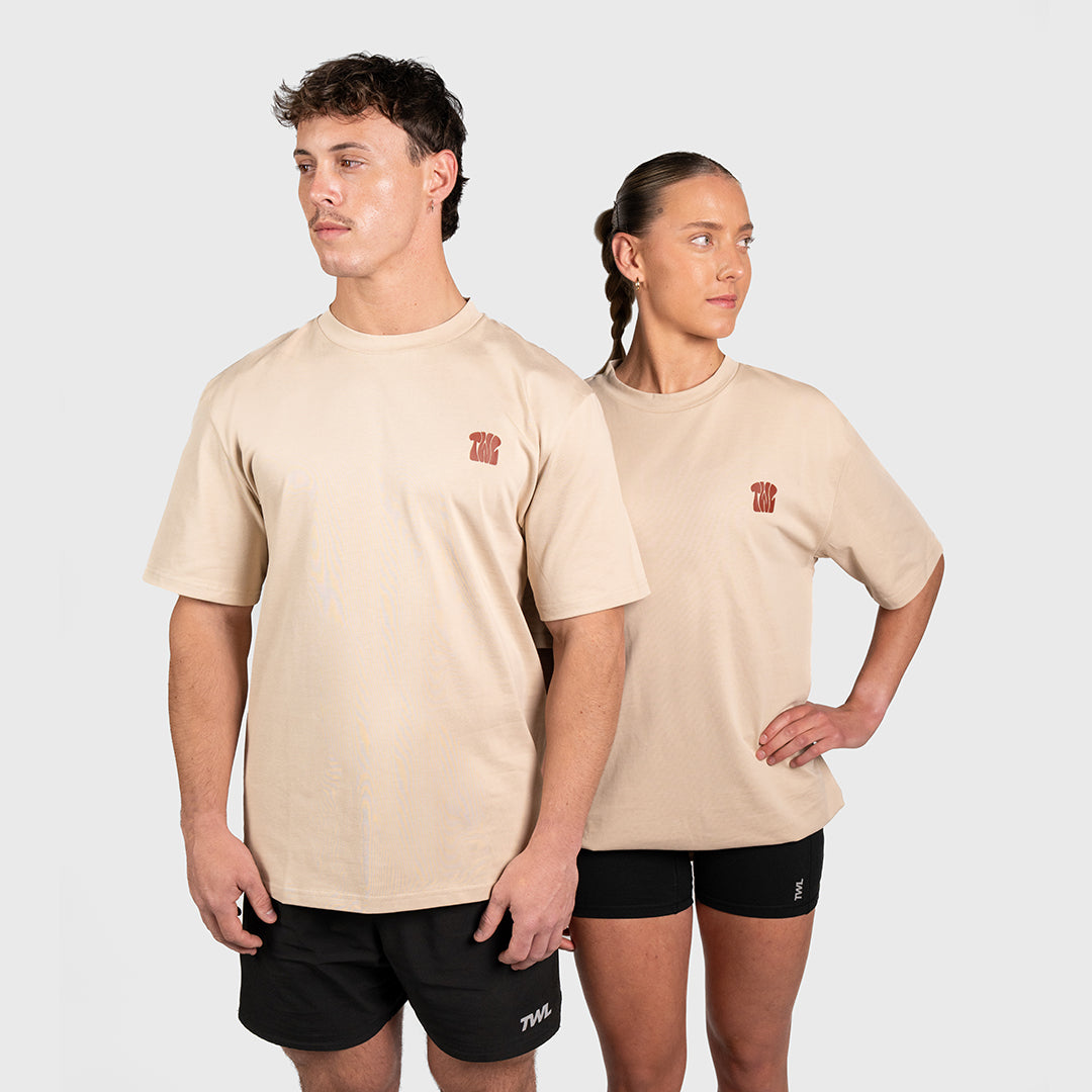 TWL - LIFESTYLE OVERSIZED T-SHIRT - CARB DEALER - BROWN