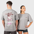 TWL - LIFESTYLE OVERSIZED T-SHIRT - COFFEE CLUB - GREY