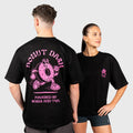 TWL - LIFESTYLE OVERSIZED T-SHIRT - DONUT DASH - BLACK