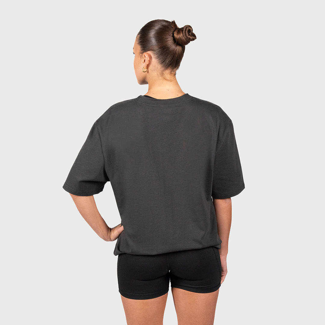 TWL - LIFESTYLE OVERSIZED T-SHIRT - EMBLEM - WASHED BLACK