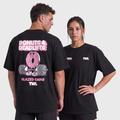 TWL - LIFESTYLE OVERSIZED T-SHIRT - TWL DONUTS AND DEADLIFTS - BLACK
