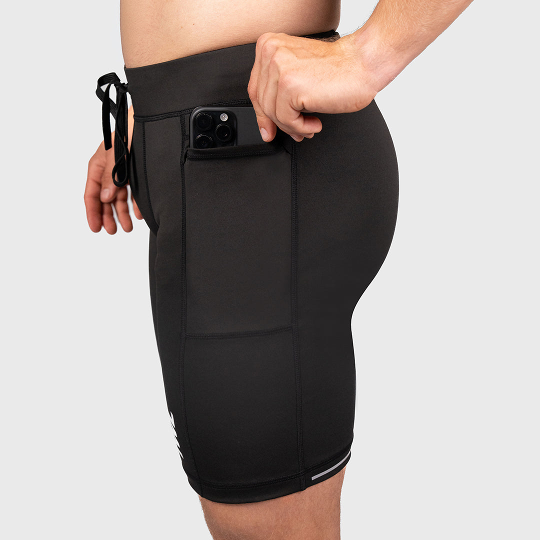 TWL - MEN'S HALF TIGHT - 9" - BLACK