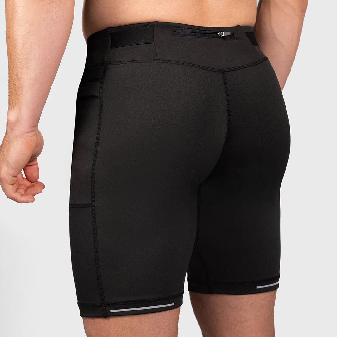 TWL - MEN'S HALF TIGHT - 9" - BLACK