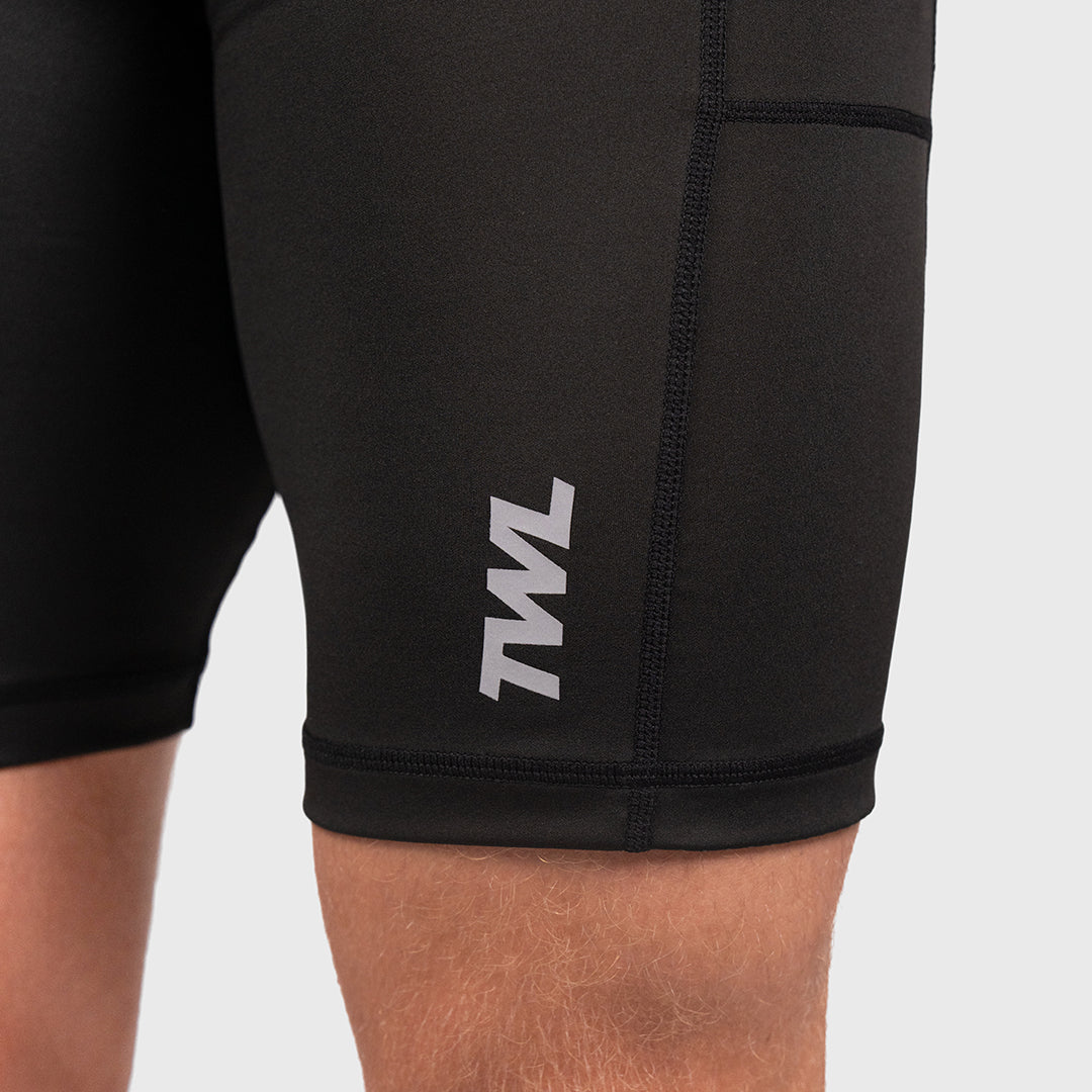 TWL - MEN'S HALF TIGHT - 9" - BLACK