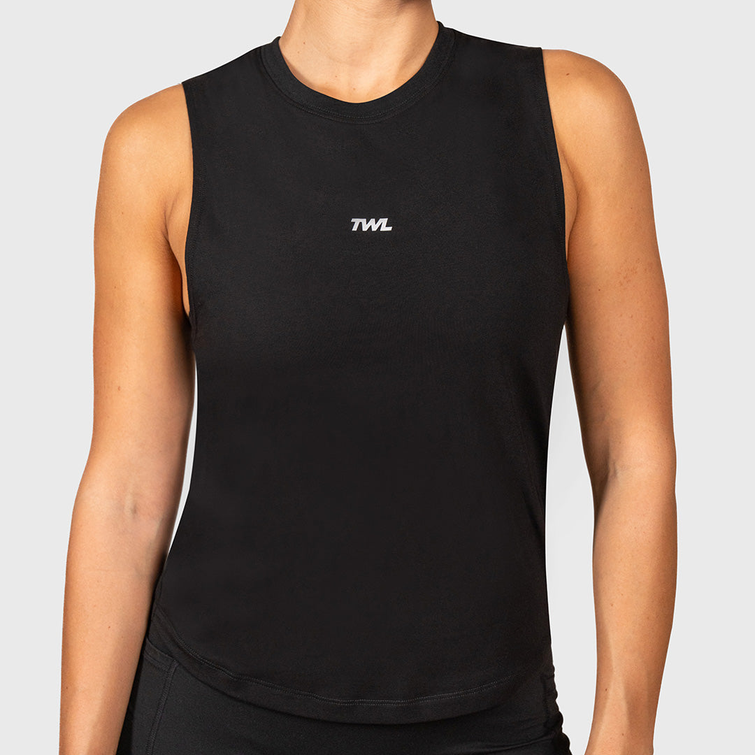TWL - MOTION TANK - EMBLEM - BLACK