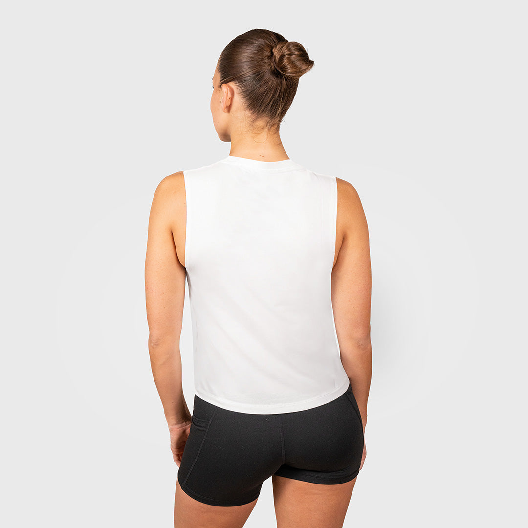 TWL - MOTION TANK - EMBLEM - WHITE