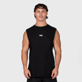 TWL - OVERSIZED MUSCLE TANK - EMBLEM - BLACK/WHITE