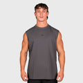 TWL - OVERSIZED MUSCLE TANK - EMBLEM - DARK GREY