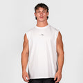 TWL - OVERSIZED MUSCLE TANK - EMBLEM - WHITE