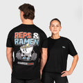 TWL - OVERSIZED T-SHIRT - REPS & RAMEN - BLACK