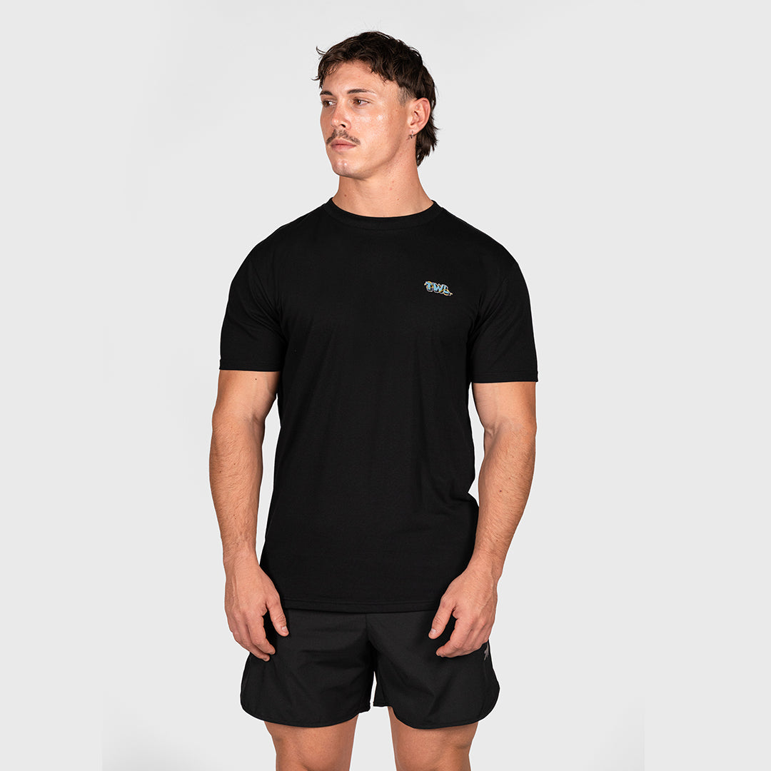 TWL - OVERSIZED T-SHIRT - REPS & RAMEN - BLACK