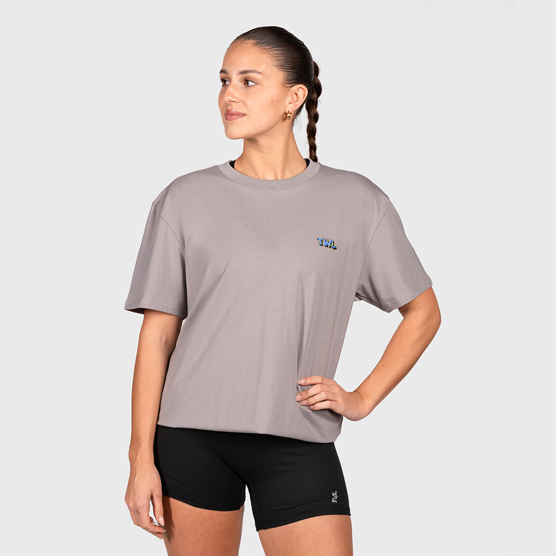 TWL - OVERSIZED T-SHIRT - REPS & RAMEN - PHANTOM GREY