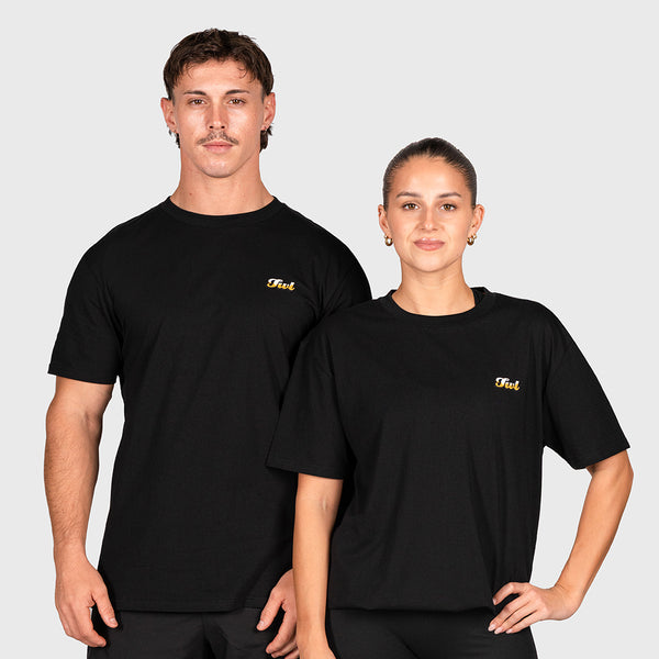 TWL - OVERSIZED T-SHIRT - SPRINT SUNDAE - BLACK