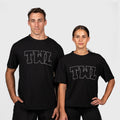 TWL - OVERSIZED T-SHIRT - VARSITY - BLACK