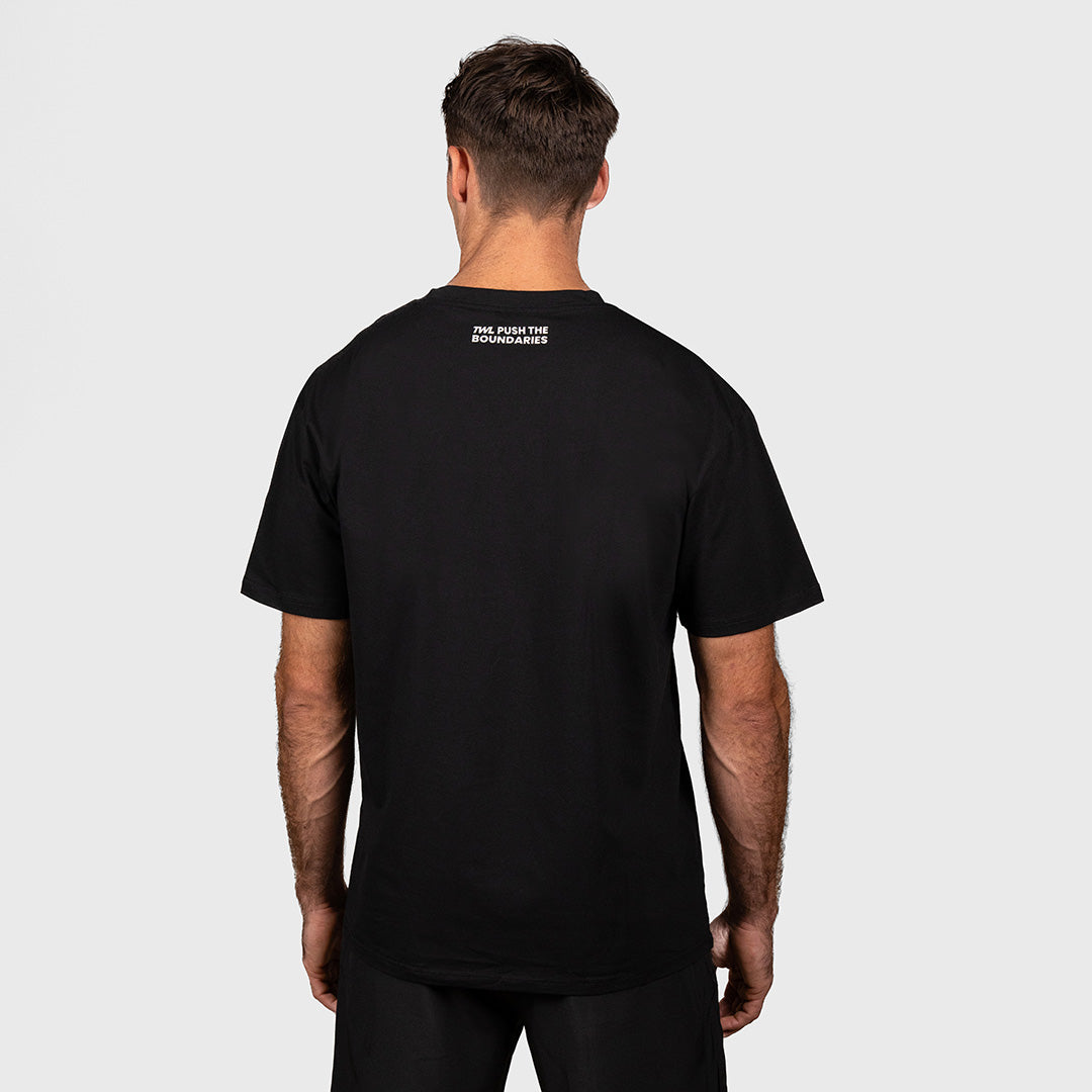 TWL - OVERSIZED T-SHIRT - VARSITY - BLACK