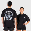 TWL - LIFESTYLE OVERSIZED T-SHIRT - PEGASUS - BLACK