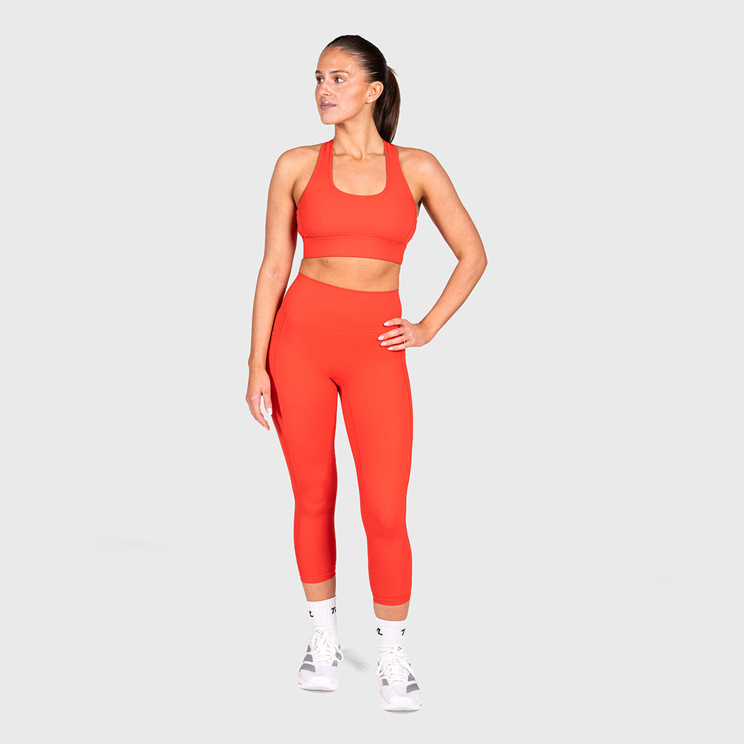 TWL - WOMEN'S REFINE TIGHTS - 7/8 - SCARLET