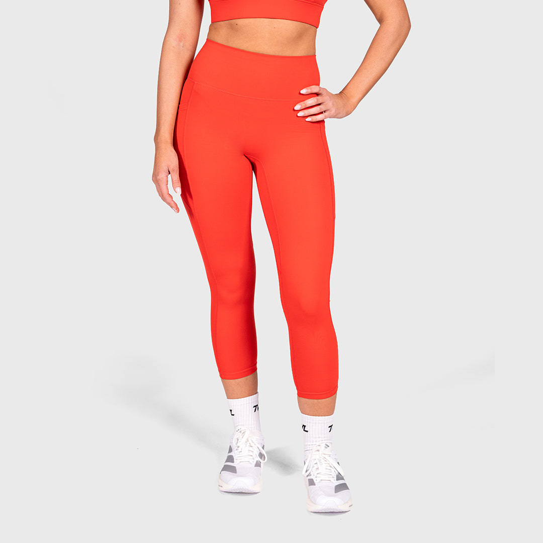 TWL - WOMEN'S REFINE TIGHTS - 7/8 - SCARLET