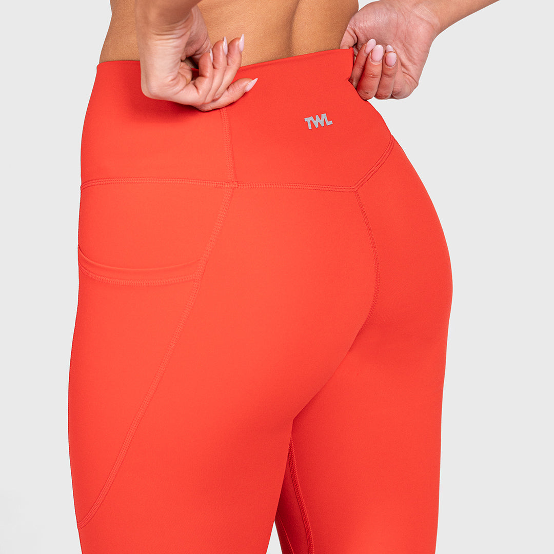 TWL - WOMEN'S REFINE TIGHTS - 7/8 - SCARLET