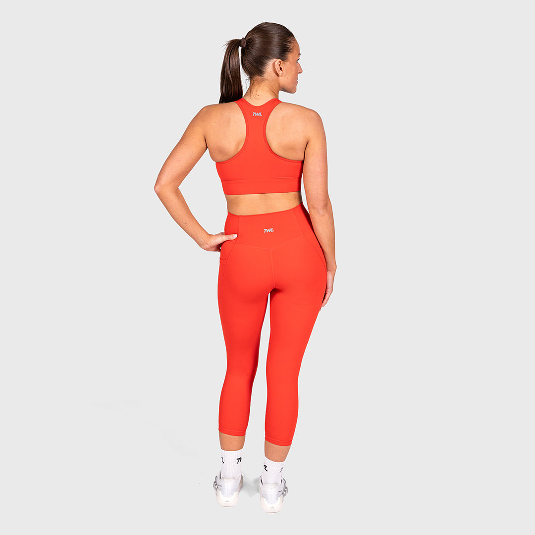 TWL - WOMEN'S REFINE TIGHTS - 7/8 - SCARLET