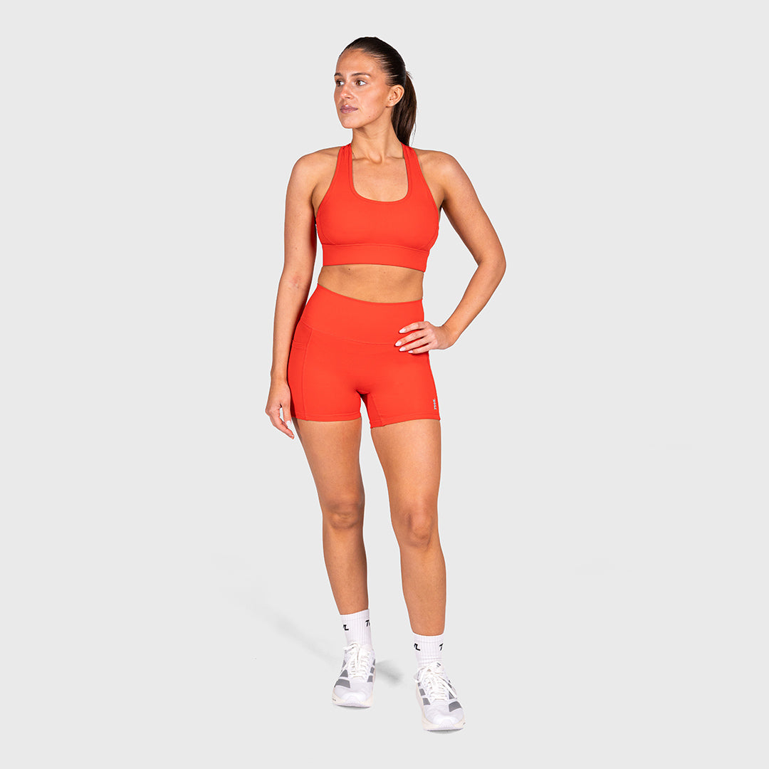 TWL - WOMEN'S REFINE SHORTS - 4.5" - SCARLET