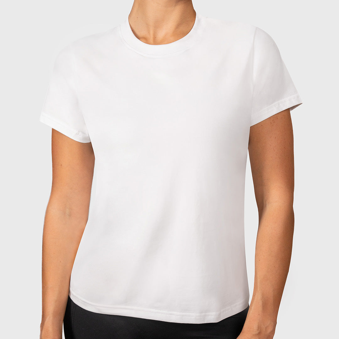 TWL - WOMEN'S BASEFLEX T-SHIRT - WHITE
