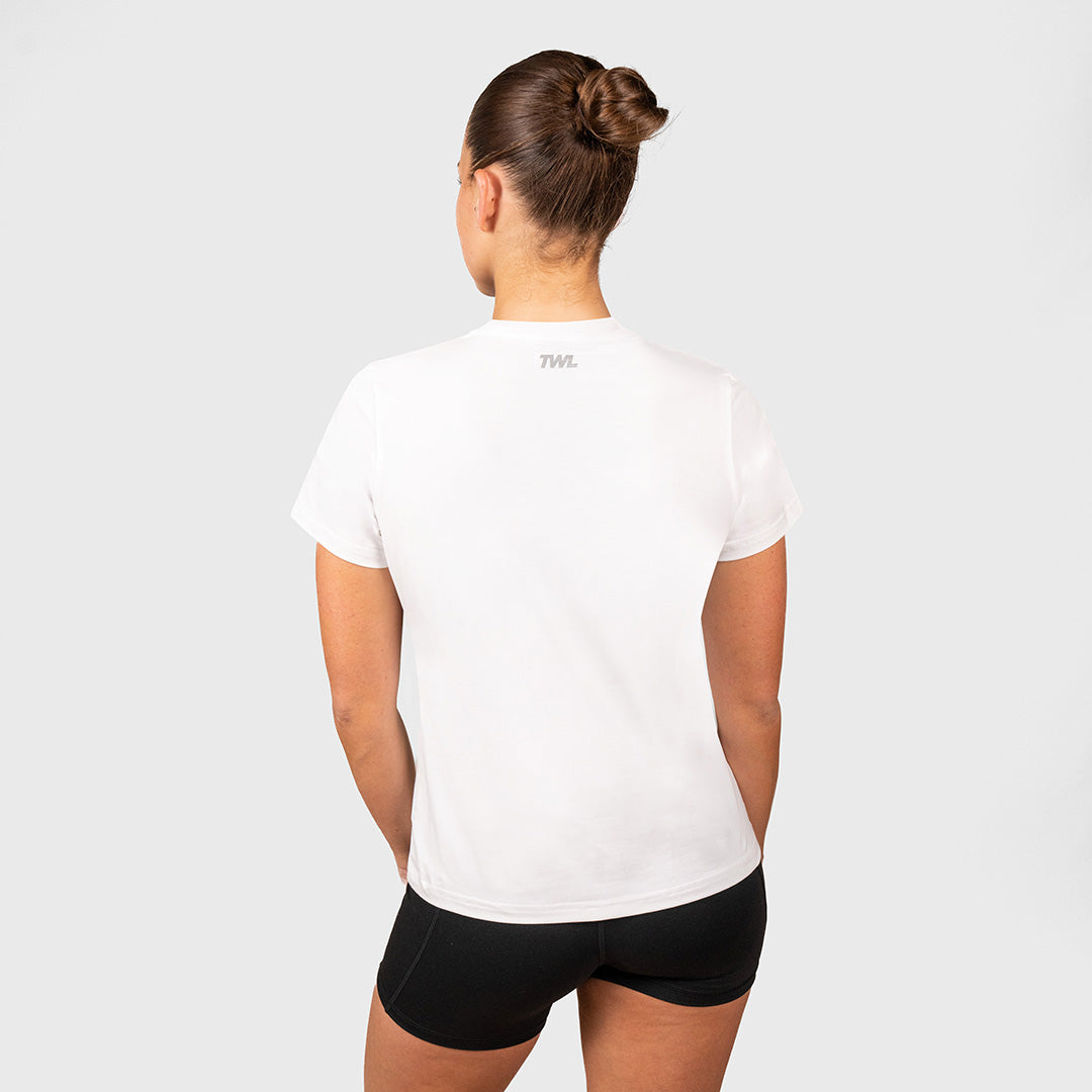 TWL - WOMEN'S BASEFLEX T-SHIRT - WHITE