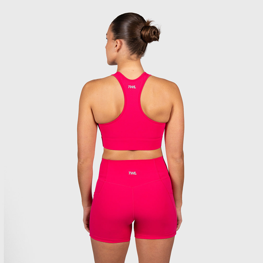 TWL - WOMEN'S REFINE ACTION BRA - PINK CRUSH