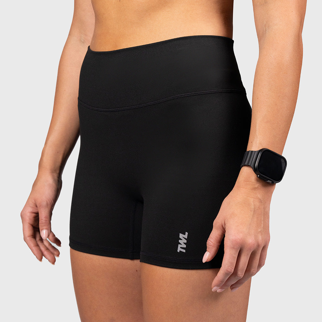TWL - WOMEN'S REFINE POCKETLESS SHORTS - 4.5" - BLACK
