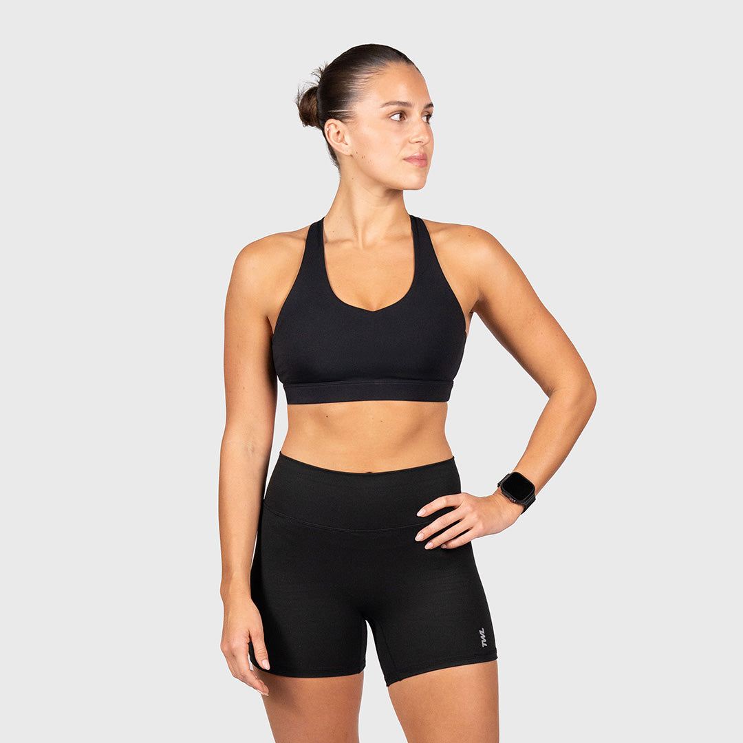 TWL - WOMEN'S REFINE POCKETLESS SHORTS - 4.5" - BLACK
