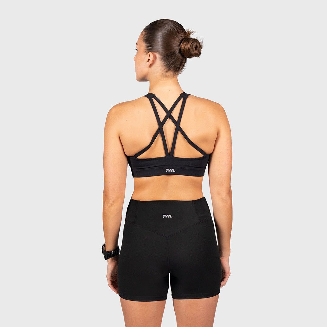 TWL - WOMEN'S REFINE POCKETLESS SHORTS - 4.5" - BLACK