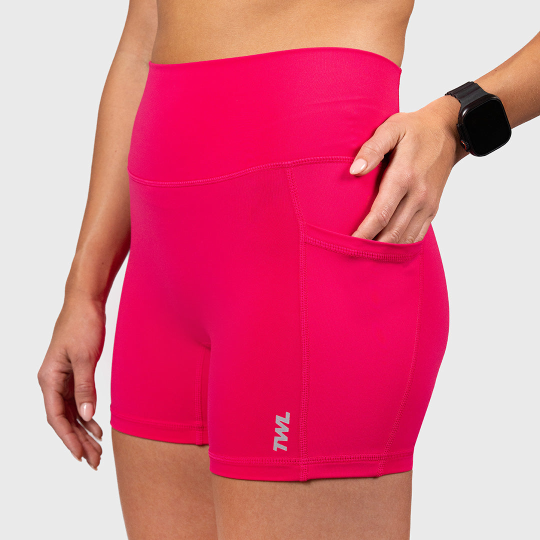 TWL - WOMEN'S REFINE SHORTS - 4.5" - PINK CRUSH