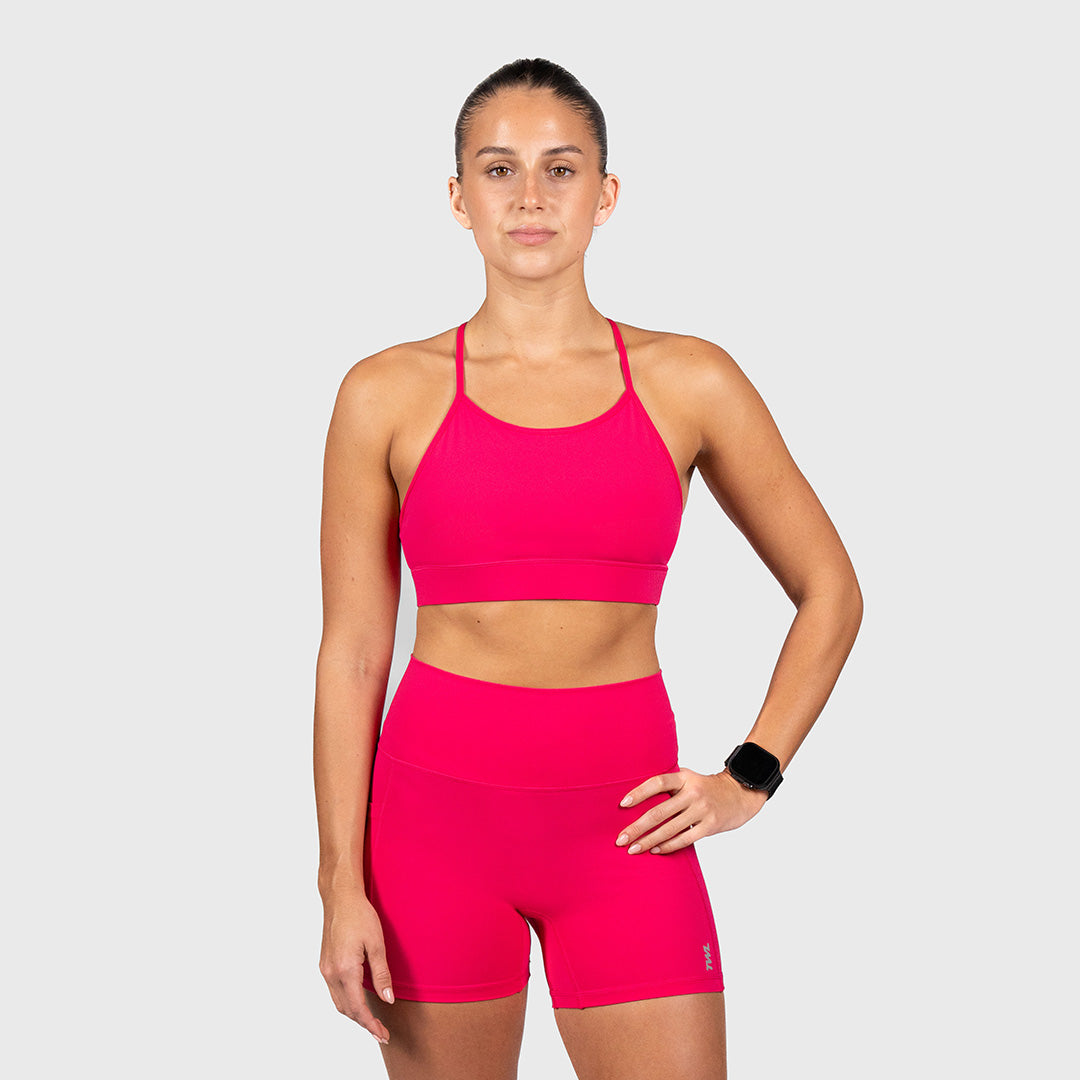 TWL - WOMEN'S REFINE SHORTS - 4.5" - PINK CRUSH
