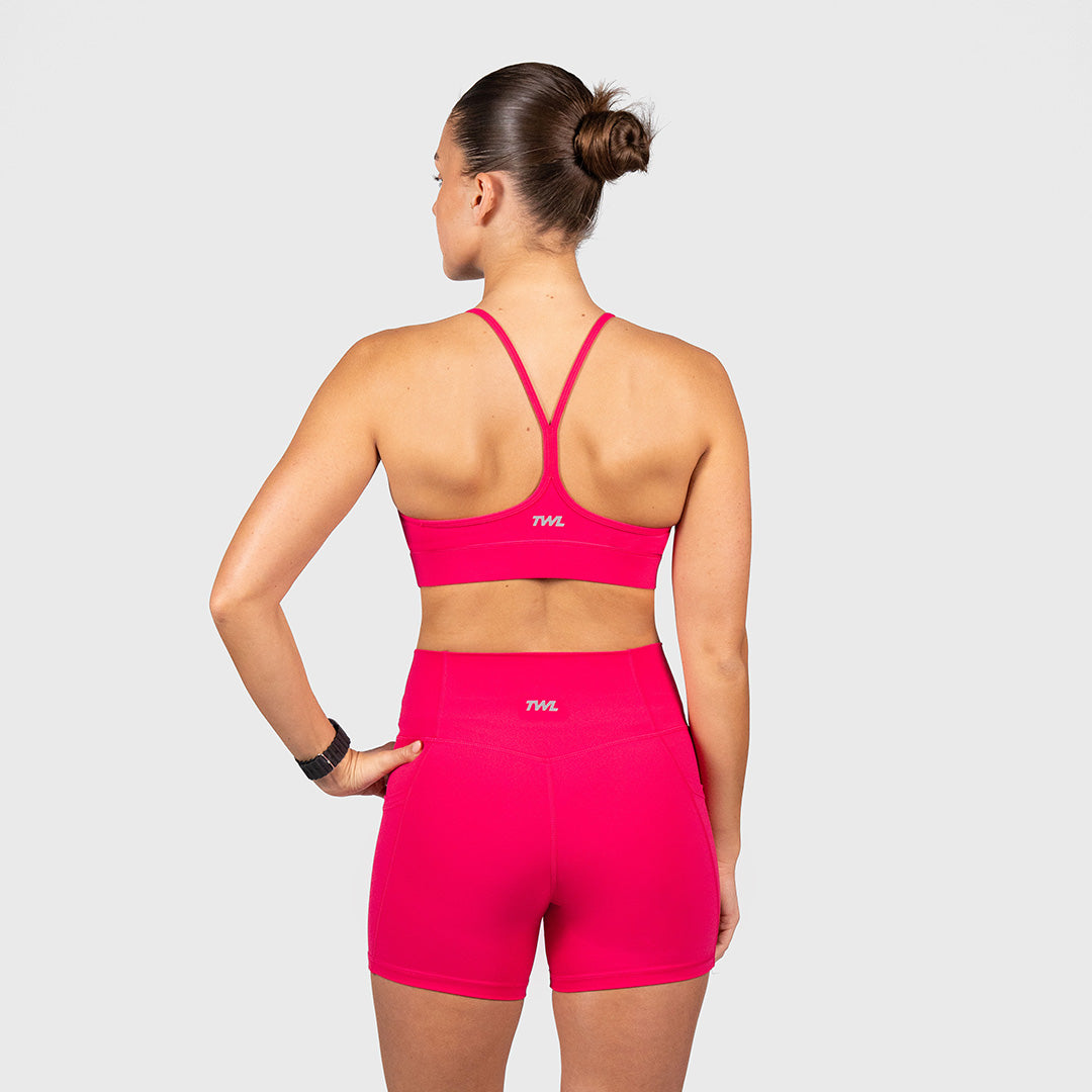 TWL - WOMEN'S REFINE SHORTS - 4.5" - PINK CRUSH