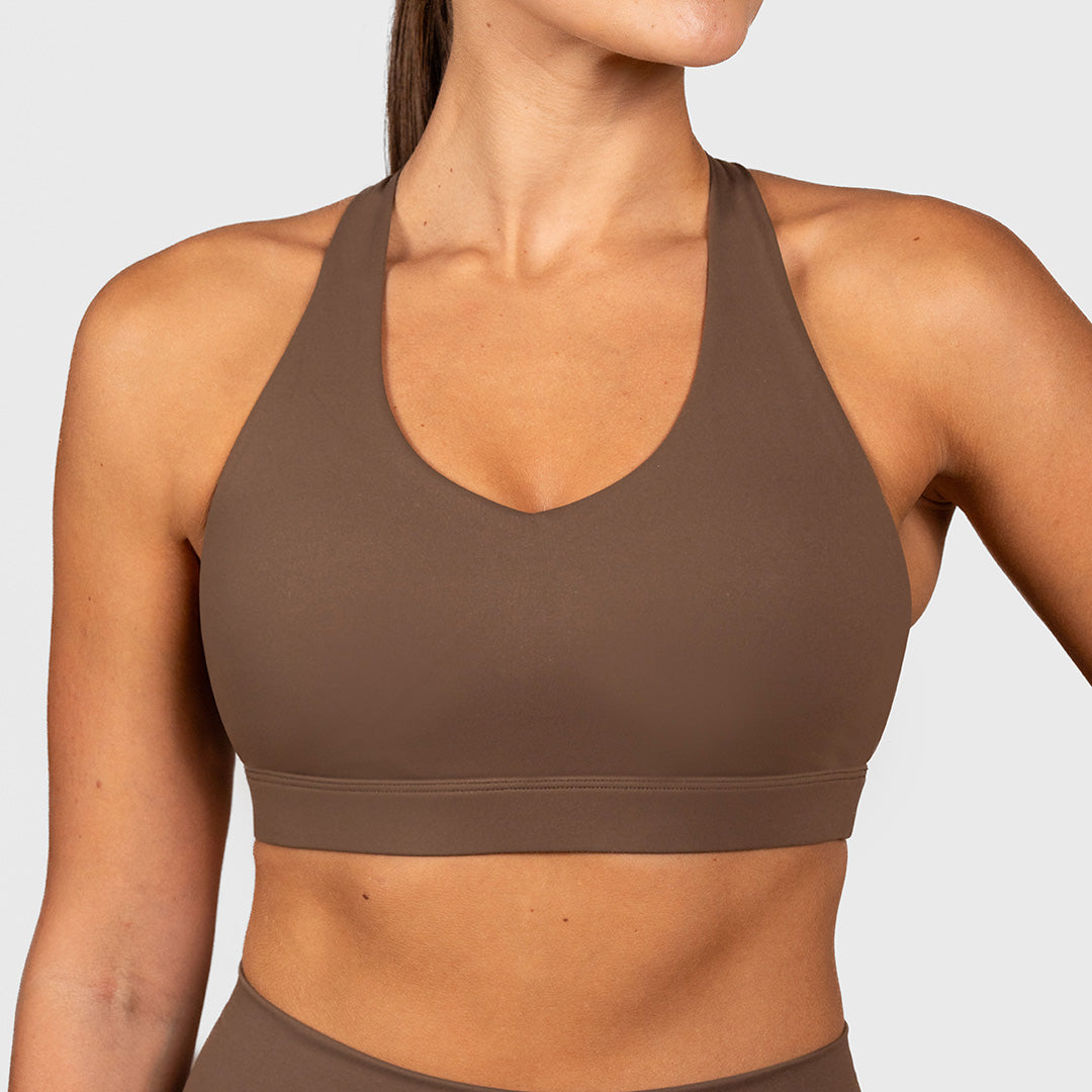 TWL - WOMEN'S REFINE STRIVE BRA - COCOA POWDER