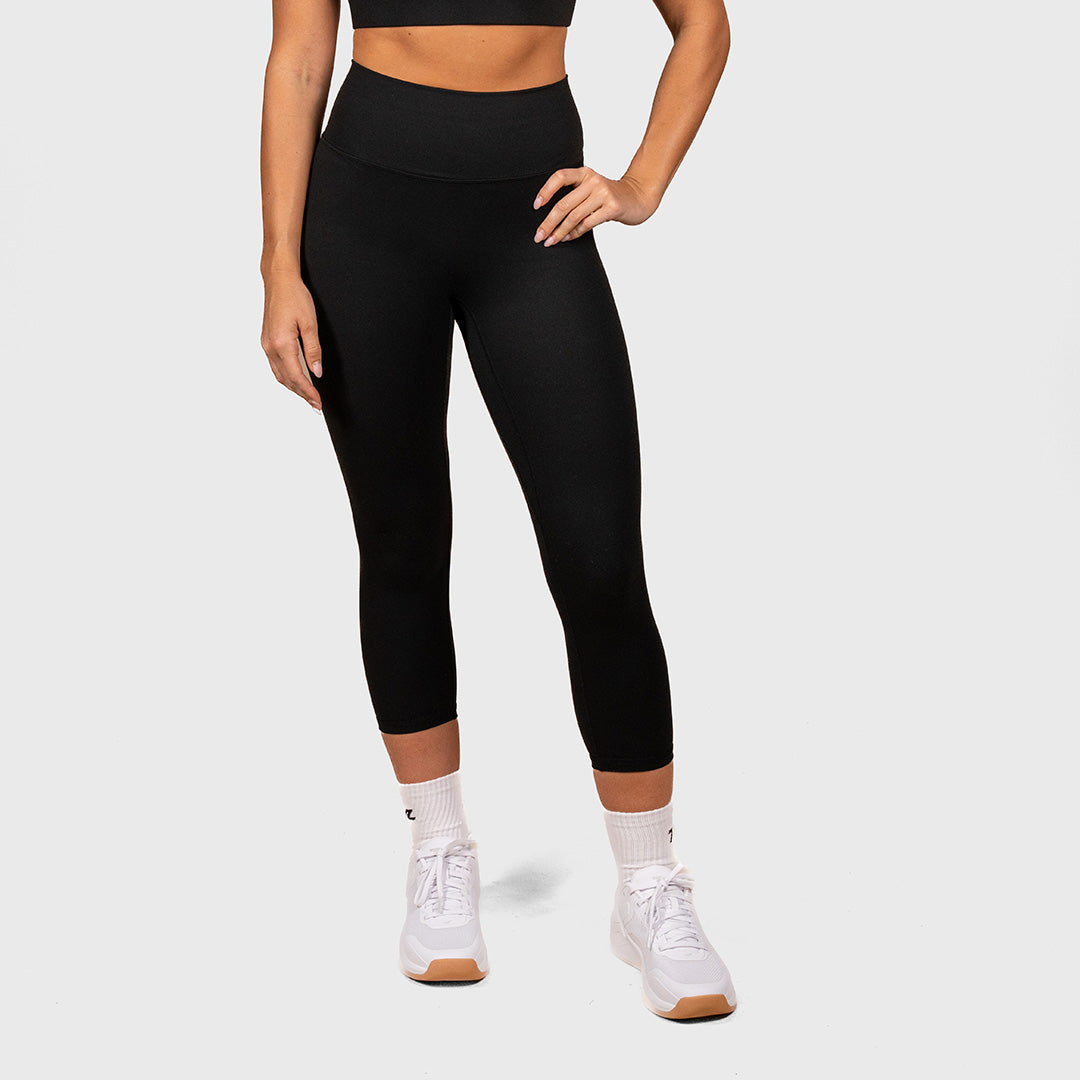 TWL - WOMEN'S REFINE POCKETLESS TIGHTS - 7/8 - BLACK